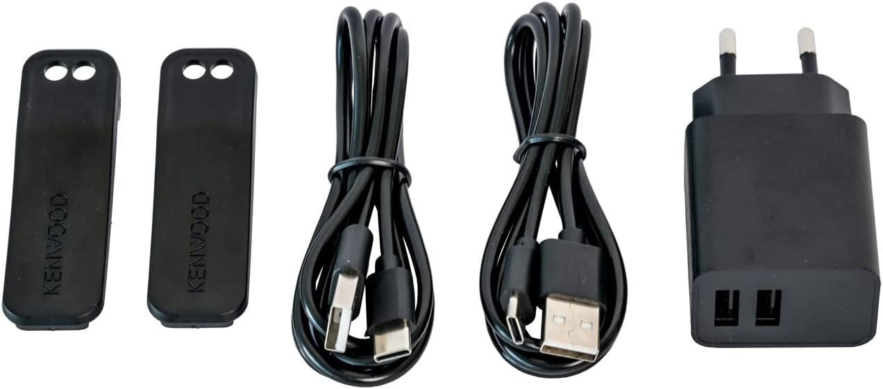 KENWOOD UBZ-LJ9SET PMR446 FM Handheld Radio Set (2 Pack) - Registration and Fee Free, Up to 6km Range 32 Channels