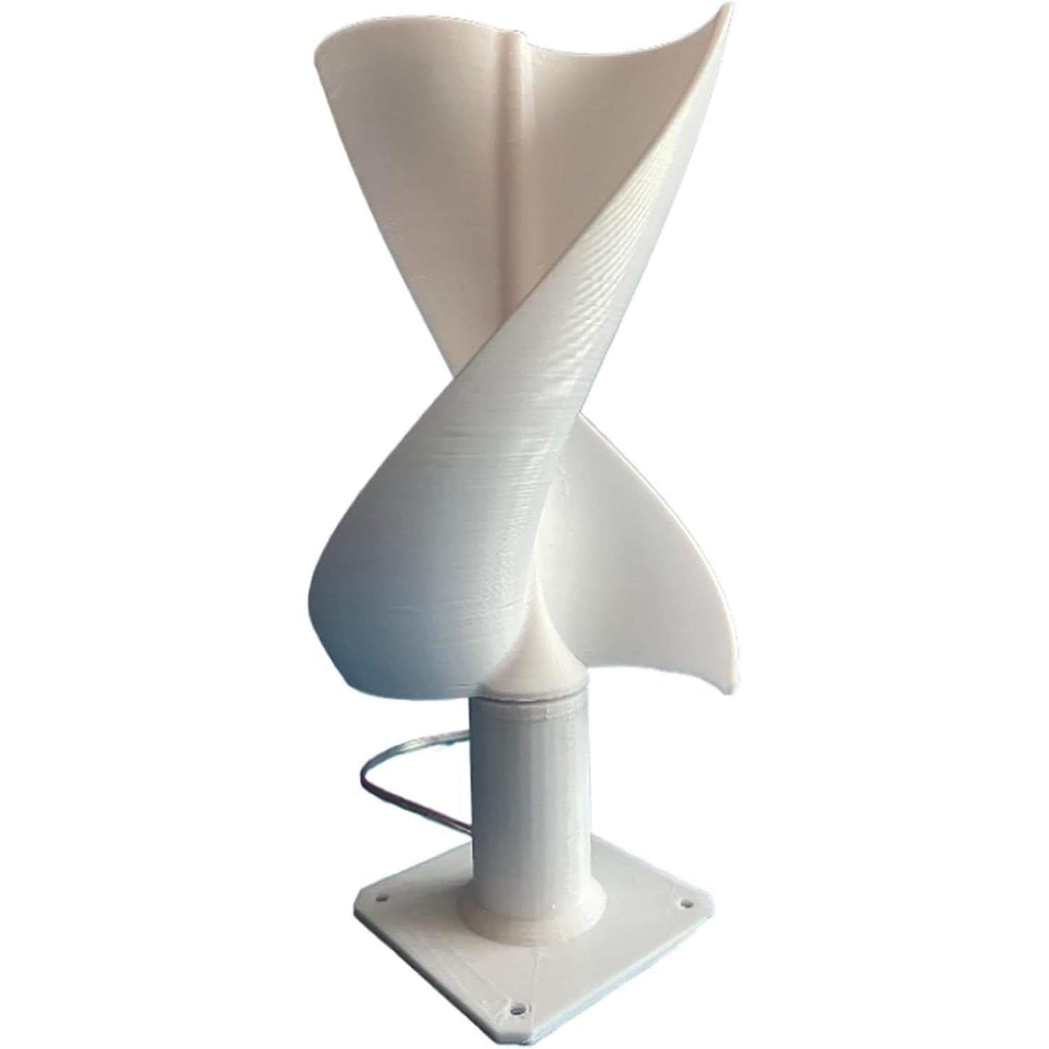 Turbina Eólica Vertical En Espiral, Generador Eólico, Generación De Energía Eficiente Y Diámetro De Rotación De 150 Mm, Funcionamiento Silencioso Y Fácil De Instalar, para Clases Magistrales.