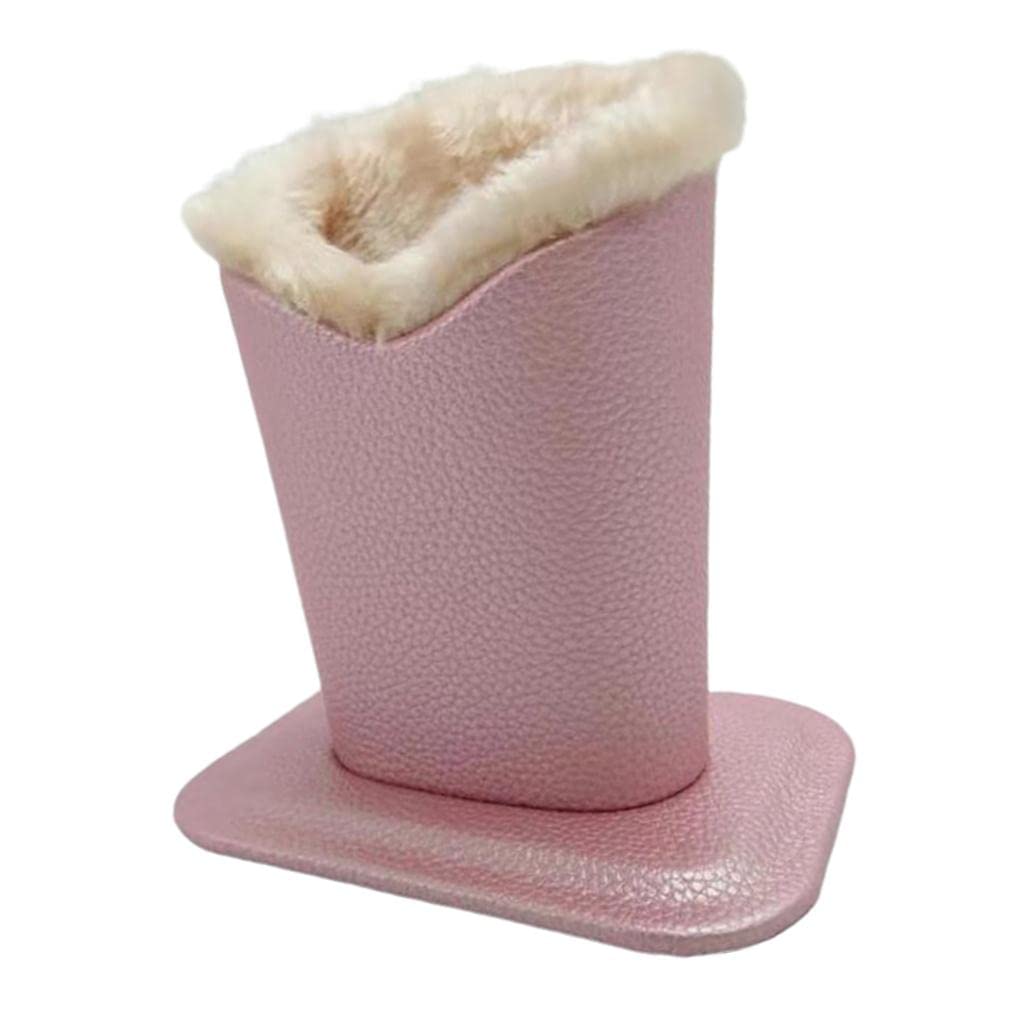 Anti scratch Plush Eyeglasses Holder Stand Protective Glasses Case Pink-image-32