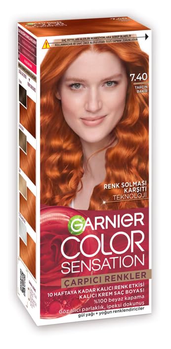 Garnier Çarpıcı Renkler 7.40 Tarçın Bakır Saç Boyası