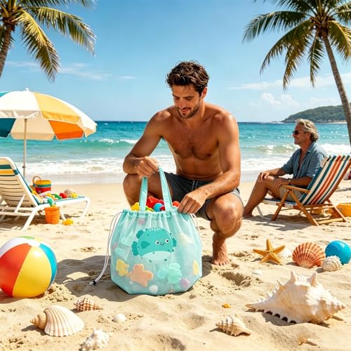 Bolsa de transporte de campamento de verano anti-arena para niños 5