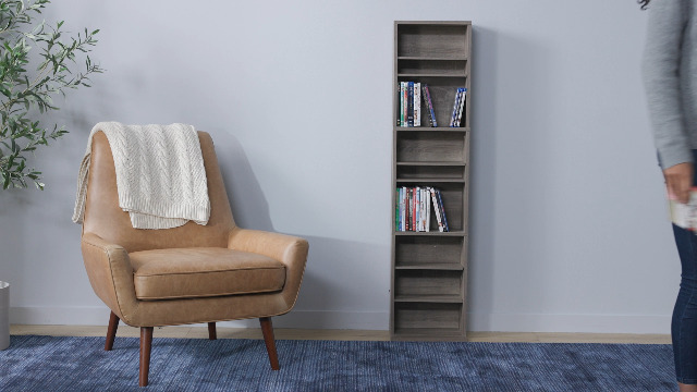 Amazon.com: Atlantic Herrin Adjustable Media Cabinet 261 Weathered