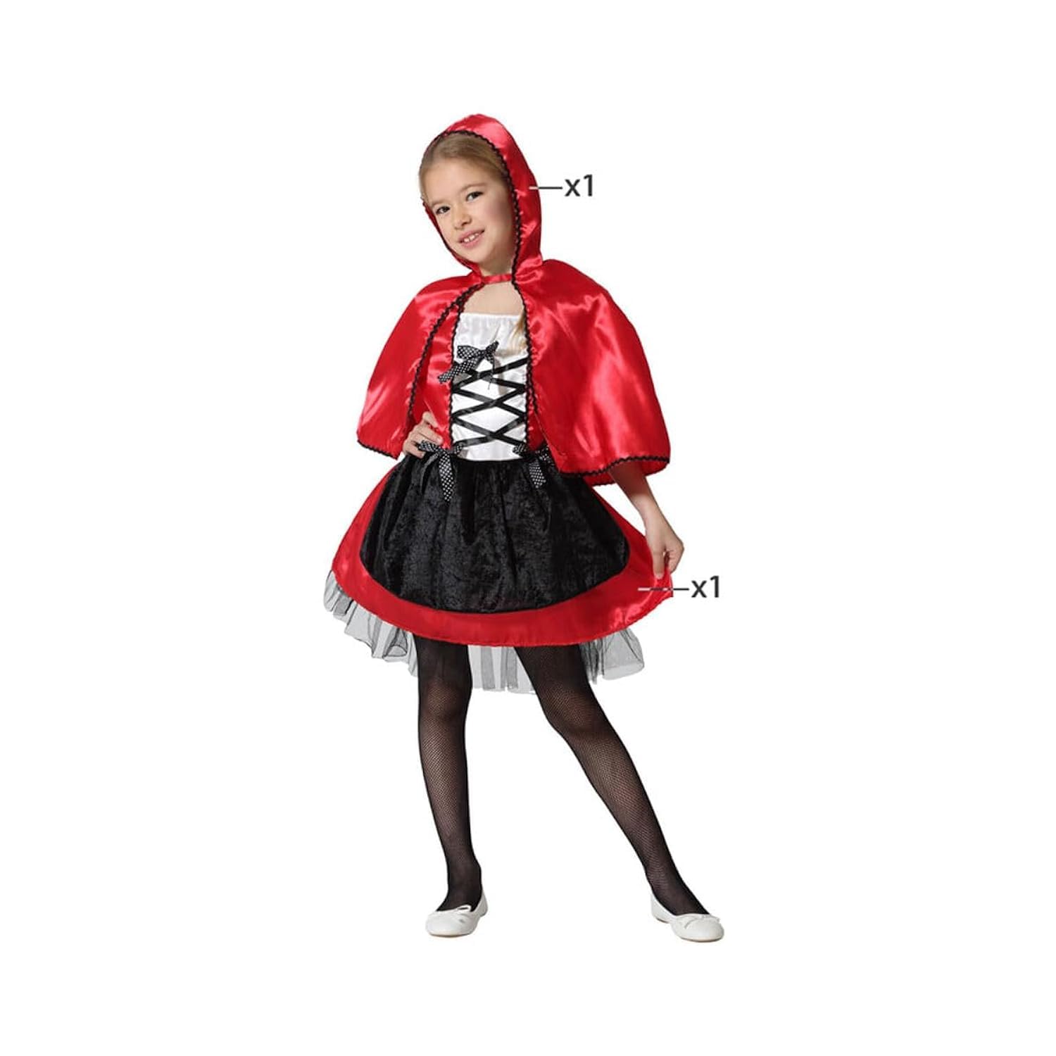 ATOSA Costume Riding Hood 10 A 12 Years