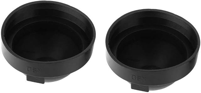 Headlight Dust Cover,2Pcs 90mm Black Rubber Car LED Headlight Dust Cover Housing Seal Cap Waterproof