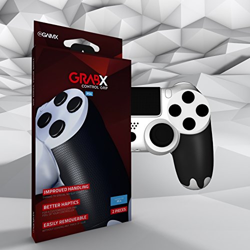 GAIMX GRABX für PS4  Premium Kontrollgrip für deinen Dualshock 4 Controller  Gamer Zubehör / Controller-Zubehör mit Anti-Rutsch-Struktur für Profis