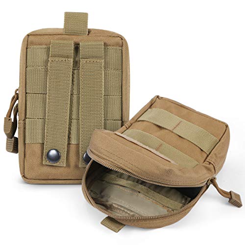 Image of 6-Pack Molle Pouch Tactical Molle Pouches Compact Utility EDC Waist Bag Pack