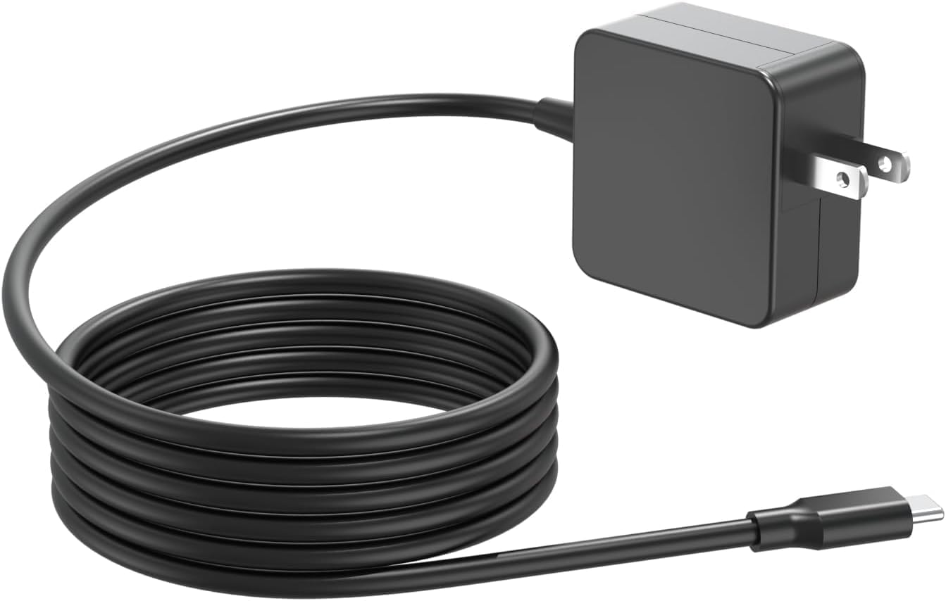 45W USB Type C Charger for Samsung Chromebook 4 4+ Plus Laptop, Fit for XE310XBA XE350XBA XE513C24 XE520QAB XE521QAB Series AC Adapter Power Cord - (Safety Certified by UL)