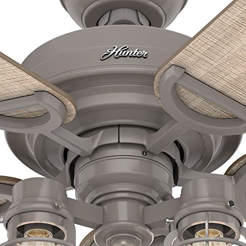 Hunter Fan Company 50410 Starklake Ceiling Fan, 52, Quartz Grey Finish #TOP7