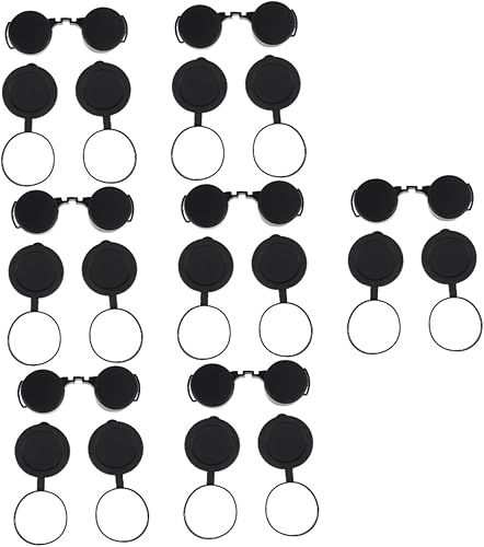 OSALADI 21 unids tapa ocular cubierta de lente objetivo cubierta de lente cubierta de ocular cubierta telescopio accesorio lente para lente