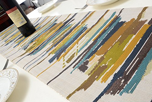 Multi-Size Stripe Printing Table Runner Livebycare With Tassels Stripe Polyamide Polyester Table Runners Tea Table Decoration 13 X 48 Inches #TOP3