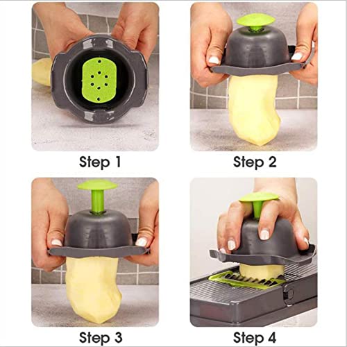 Vegetable Chopper 15 en 1 Mandolina Cortadora miniatura 6