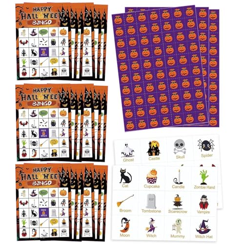 Juego de cartas – Estrategia Juego de cartas – Juego de mesa Halloween Función interactiva para padres adolescentes parejas fiesta cumpleaños fiesta viaje camping al aire libre noche niña