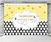 Fanghui 7x5FT Bee Theme Gender Reveal Party Photography Backdrop Bumble Bee He or She What Will it Bee Background Honeycomb Dots Bee-Day Party Banner Supplies Photobooth Props