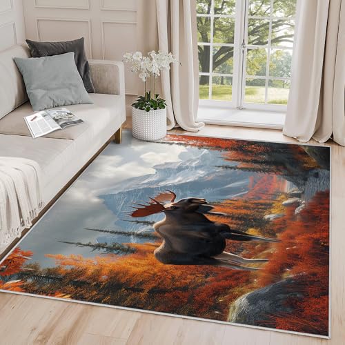 Tapete Moose rectangular 3x4  soft antideslizante lavable