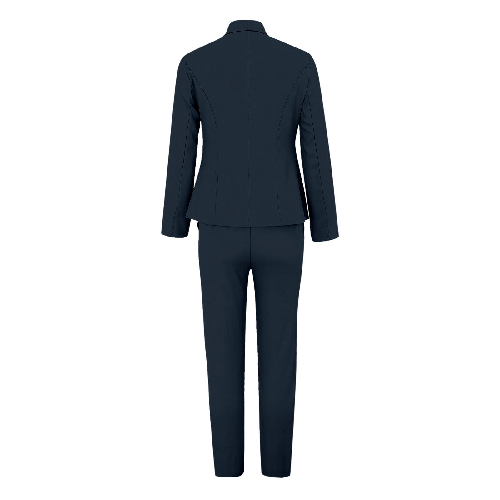 Damen Hosenanzug Elegant Business Anzug Set Hosenanzug 2-teilig Zweiteiler Slimfit Festlich Sportlich Hosenanzug Streetwear
