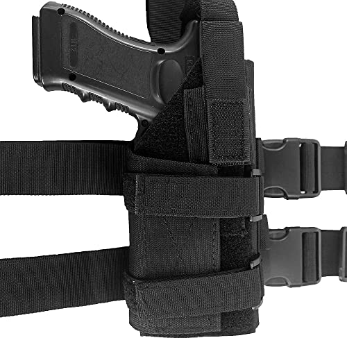 Depring Universal Drop Leg Holster Tactical Pistol Gun Thigh Holster For Most Compact Medium Full Size Handgun #TOP6