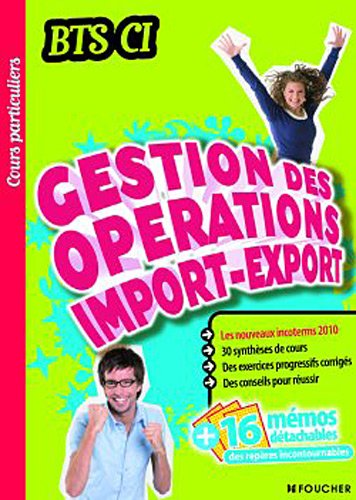 Télécharger Gestion des opérations import-export PDF Ebook En Ligne