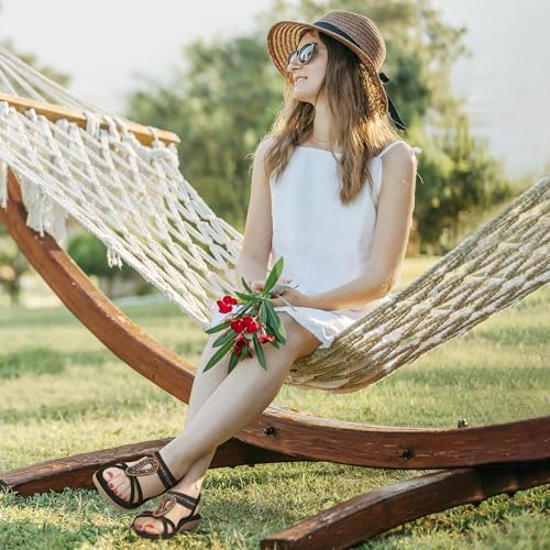 Alicegana Womens Sandals Orthopedic Shoes: Comfortable Arch Support Dressy Bohemian Flats 2025 for Walking Beach Vacation4