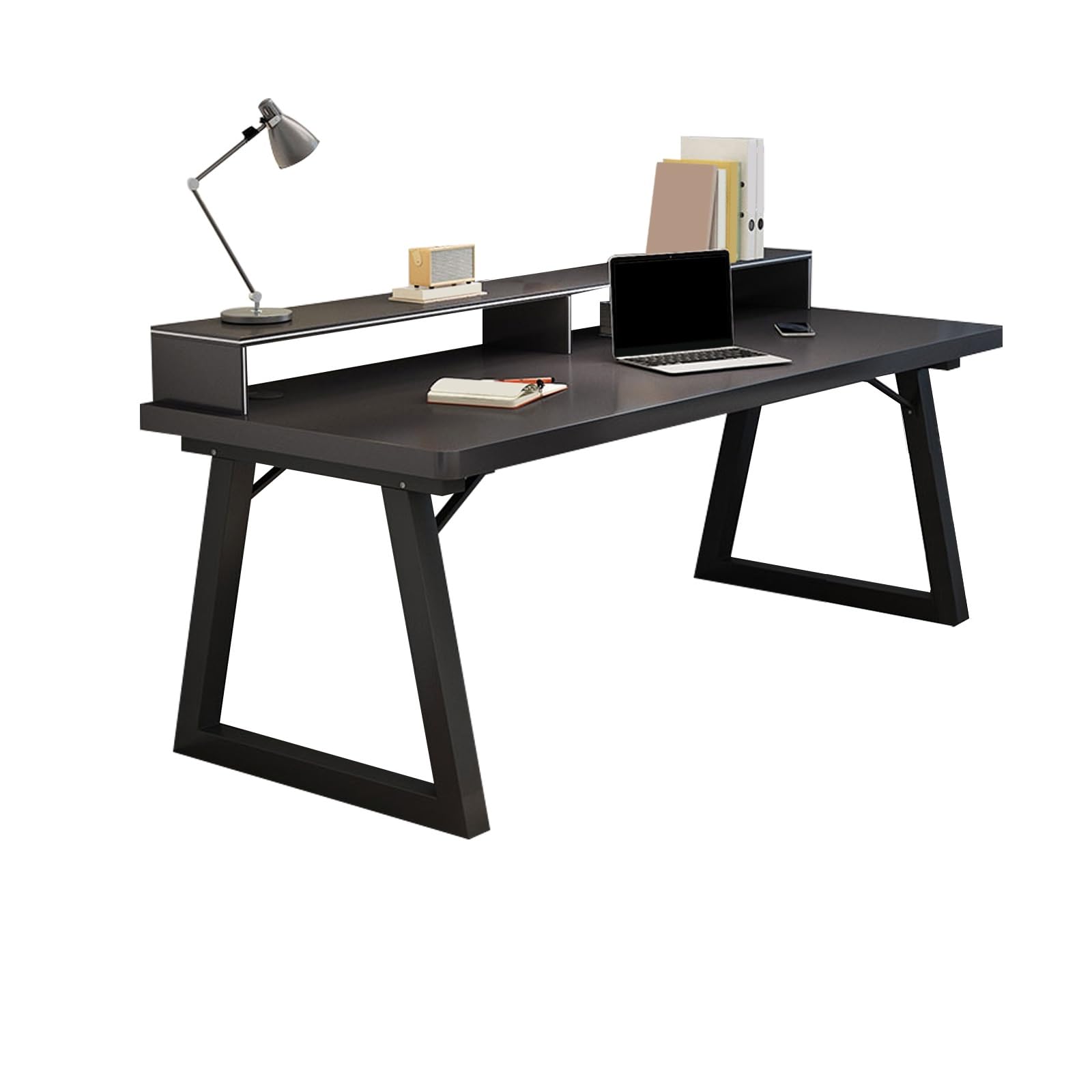 Wdsopk Negro Trapezoidal Table Legs, Stable Structure For Versatile Use, Perfect For Home Office, Study, Or Workshop - White, 100X60x75cm（-120 * 60 * 75Cm）