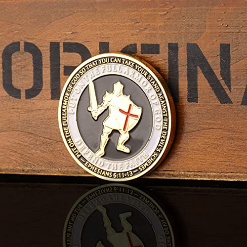 Moneda Conmemorativa Put on The Full Armor of God miniatura 2