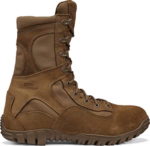 Belleville C793 8 Inch Flight Assault Waterproof Military Boots for Men - Army/Air Force AR 670-1/AFI 36-2903 Tactical Boots - Vibram Ibex Outsole - Berry Compliant2
