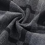 American Trends Mens Winter Warm Long Soft Scarf Plaid Tassel Scarf for Men Soft Classic Scarves - Image 4