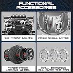 1:14 Scale All Terrain RC Cars for Adults & Boys (HS14323), Max Fast 40+ KPH, 4WD Off-Road RC Truck for Snow & Sand & Mud, 4X4 Waterproof Remote Control Car with 2 Rechargeable Batteries - Image 5