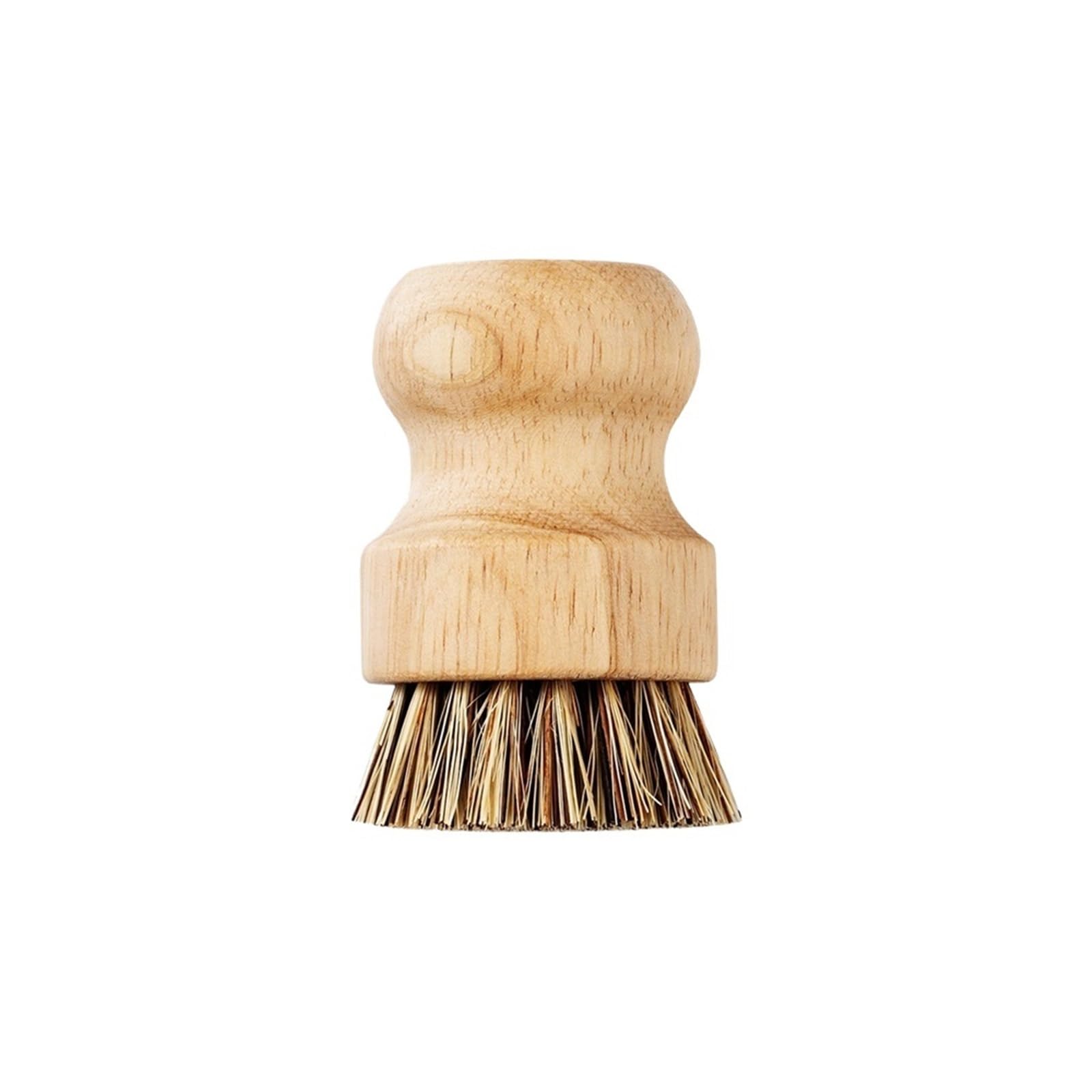 Wooden Dish Scrubber Brush For Kitchen Cleaning Lightweight Short Handle Household Scrub for Dishes, Pots(1PCS)