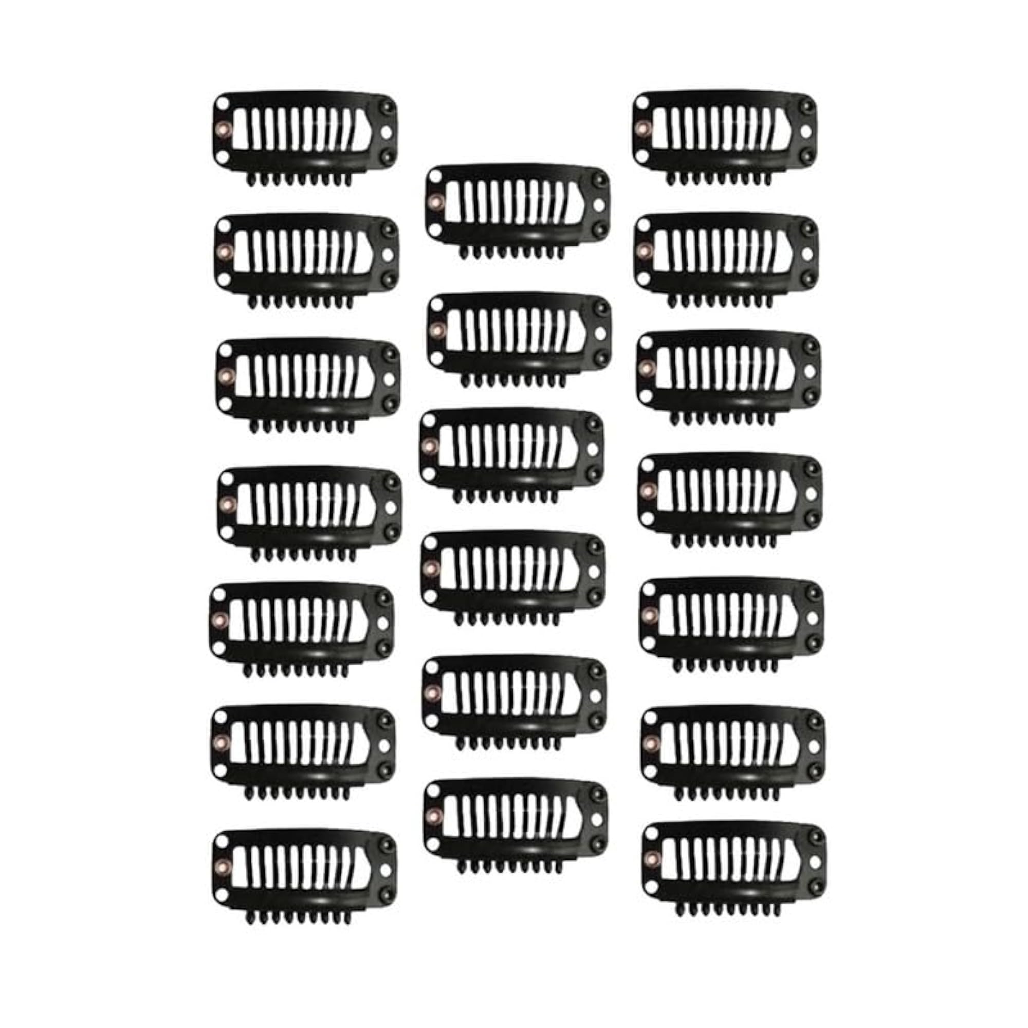 20pcs Snap Clips Wig Grips for Weft Wig Fringe Extensions