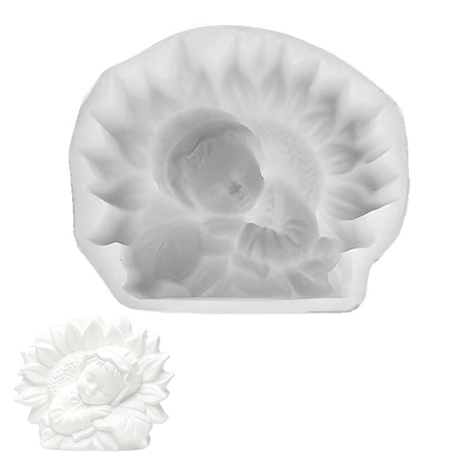 Tsophreniq Flexible Flower Shaped Silicone Mold for Soap Resin Crafting and Gift Concepts Gift Making Molds