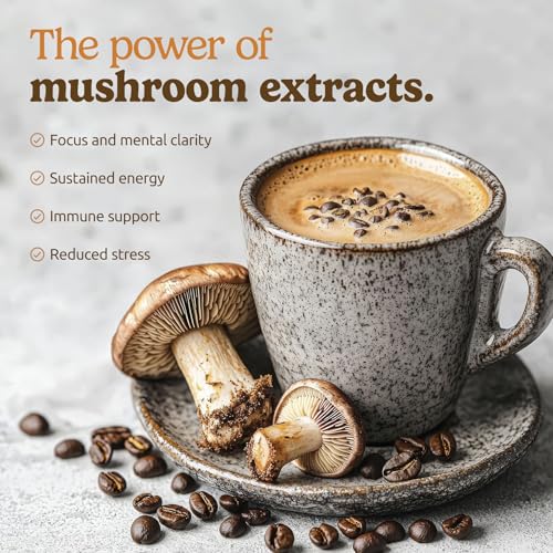 ShroomDNA 10-in-1 Organic Decaf Mushroom Coffee