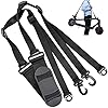 Sidereum Draagriem, step, universeel, verstelbare schouderbanden, step, schouderriem met metalen draaihaak voor kinderen, balans, elektrische step, scooter accessoires