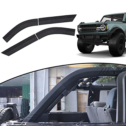 Xomzema 4Pcs D Pillar Roll Bar Protective Cover,Roll Cage Padding Cover Scratches Guards Pillars Edge Guard Accessories For Ford Bronco Offroad 4 Door 2021 2022 2023 #TOP4