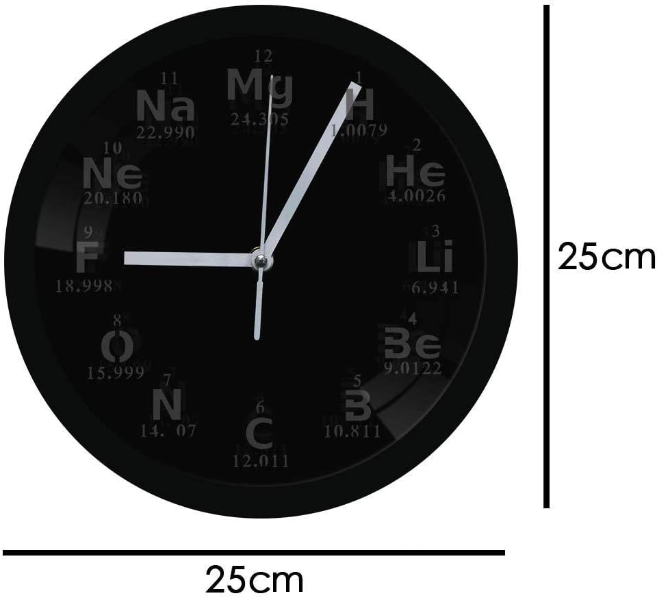 周期表元素壁掛け時計科学化学元素led照明壁掛け時計化学科学オタクと教師ギフト 年末のプロモーション 周期表元素壁掛け時計科学化学元素led照明壁掛け時計化学科学オタクと教師ギフト 年末のプロモーション