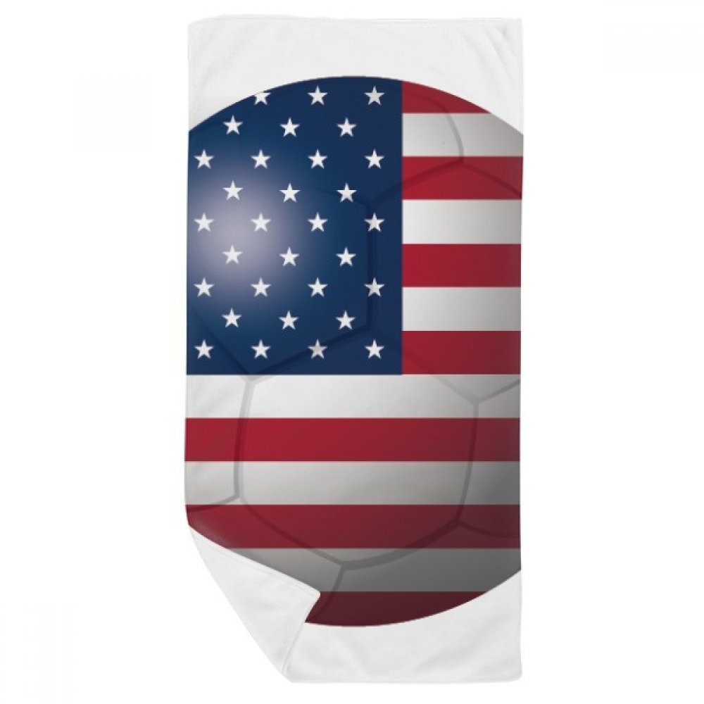 Serviette de bain USA douce et absorbante pour le football et la toilette quotidienne