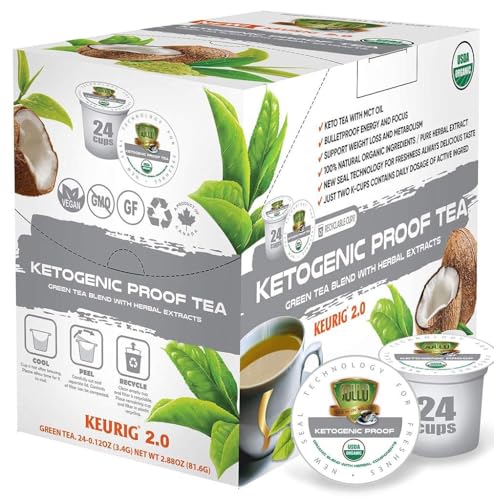 SOLLO KETOgenic Proof Organic Green Tea Pods with...