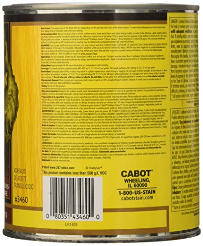 Image of Cabot Australian Timber Oil Wood Stain and Protector, Jarrah Brown, 1 Quart