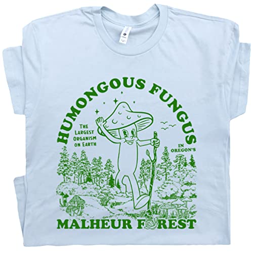 Humongous Fungus Mushroom T-Shirt - Vintage Malheur Forest Graphic Tee For Men & Women - View #8