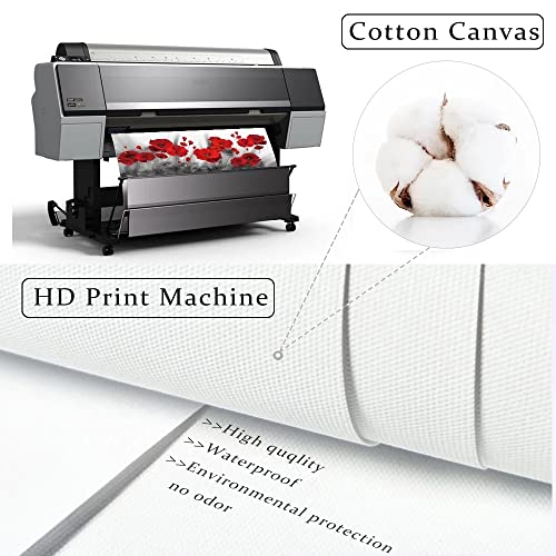 NAAYRASA Berühmte Gemälde Poster Und Drucke Abstraktes Gemälde an Der Mühle Von Adolf Vollmer Berühmte Leinwand Drucken für Schlafzimmer Home Decor 60x90cm