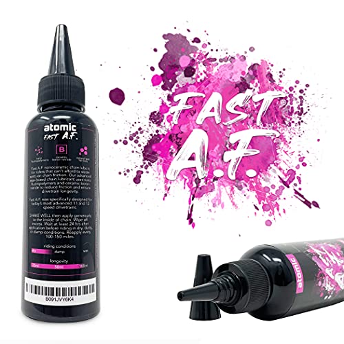 Fast-AF-Bike-Chain-Lubricant-by-Atomic-Bike-Products-Dry-Conditions-100ml-Engineered-to-Get-Your-MTB-or-Road-Bike-to-The-Finish-Line-First Fast-AF-Bike-Chain-Lubricant-by-Atomic-Bike-Products-Dry-Conditions-100ml-Engineered-to-Get-Your-MTB-or-Road-Bike-to-The-Finish-Line-First