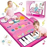 WEARXI Baby Spielzeug ab 1 Jahr Musikmatte, Kinderspielzeug ab 1 Jahr, Geschenk 1 Jahr Junge Mädchen, Mitgebsel Kindergeburtstag Geschenke, Adventskalender Füllung Kinder