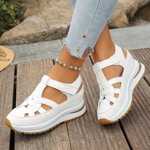 Sandalias de cuña cómodas de estilo bohemio para el verano 7