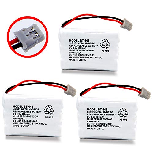Oxwinou OW03446 Bt446 Bt-446 Phone Battery Compatible With For Uniden Bbty0503001 Bt-1004 Bt-1005 Ge-Tl26402 Bt-504 Cph-488B Handset Phone 3.6V 800Mah thumb #7