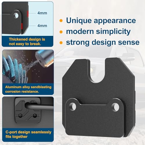 Image of Sun Visor Repair Kit Fits for Dodge RAM 1500 Trucks 2019-2026, 1 Pack Aluminum Black Sun Visor Clip, Car Sun Visor Fixer, Truck Visor Clip Fix Kit, Visor Clips for Cars, Dodge Ram 1500 Accessories
