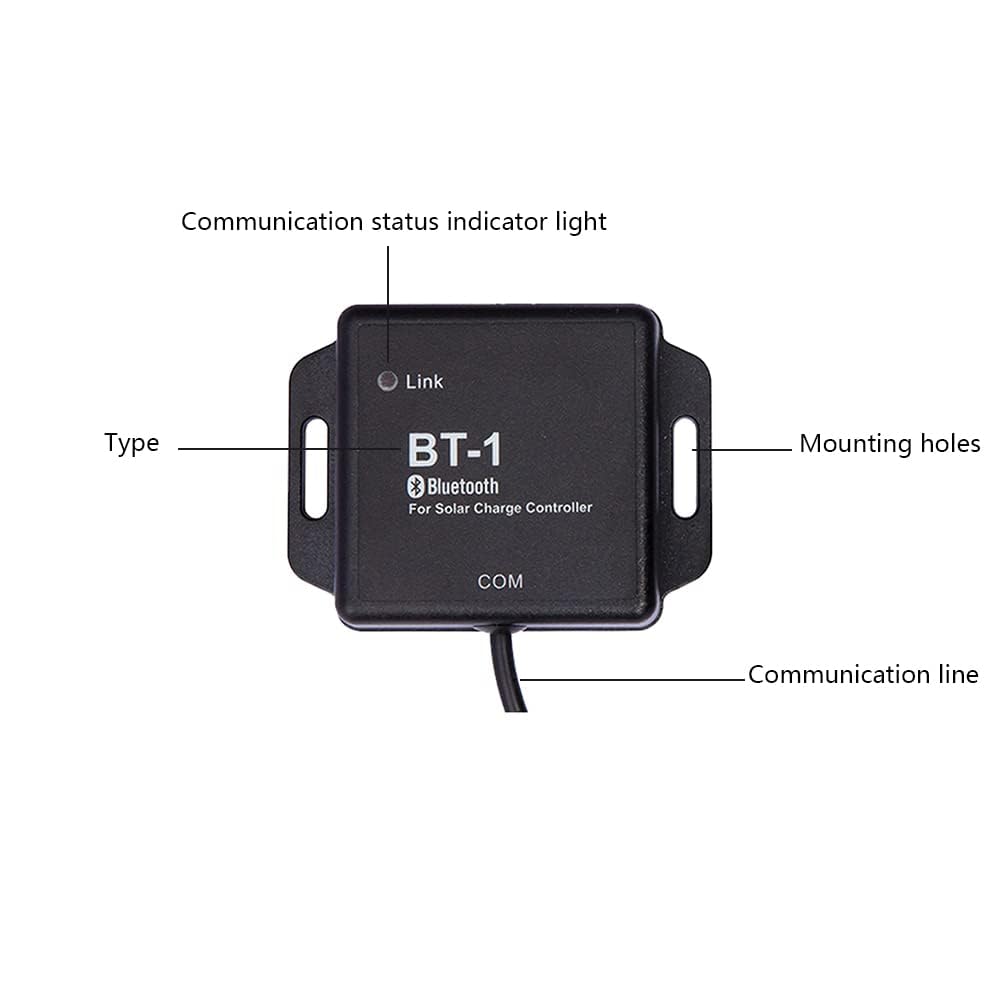 Controlador BT-1 con función de comunicación RS232 Controlador solar Aplicación móvil Función de control de monitoreo inalámbrico Adaptador Bluetooth para RJ11 / RJ12