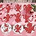 12Pcs Large Valentine's Day Cutouts Glitter Cupid Paper Cutout Giant Cupid Shaped Bulletin Board Decorations for DIY Craft Art School Home Party Favor