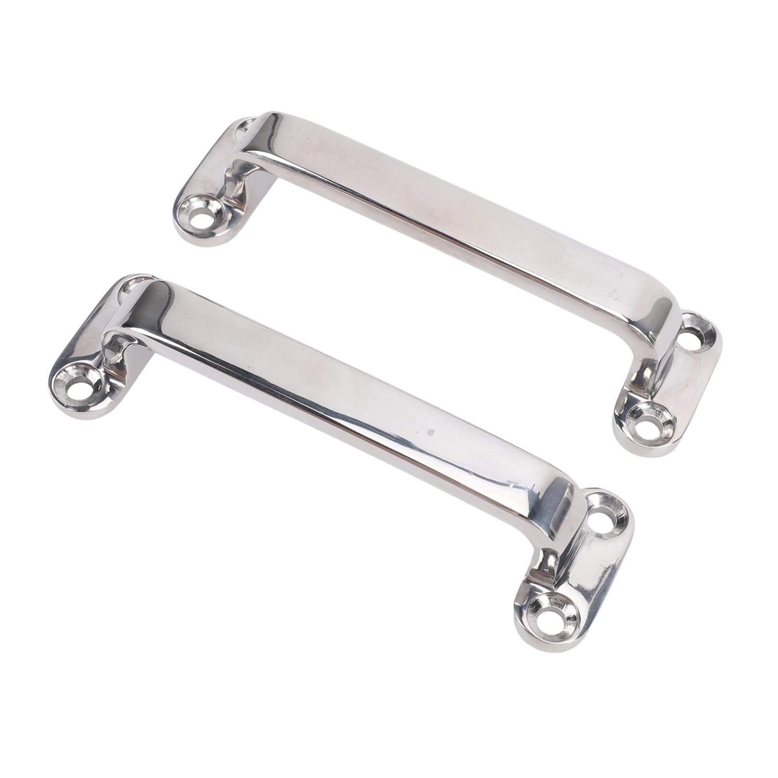 RASTKY 2pcs Boat Door Grab Handle, 316 Stainless Steel Marine Handrail Handle with 120mm, for Yachts RVs Trucks Cars Bathrooms