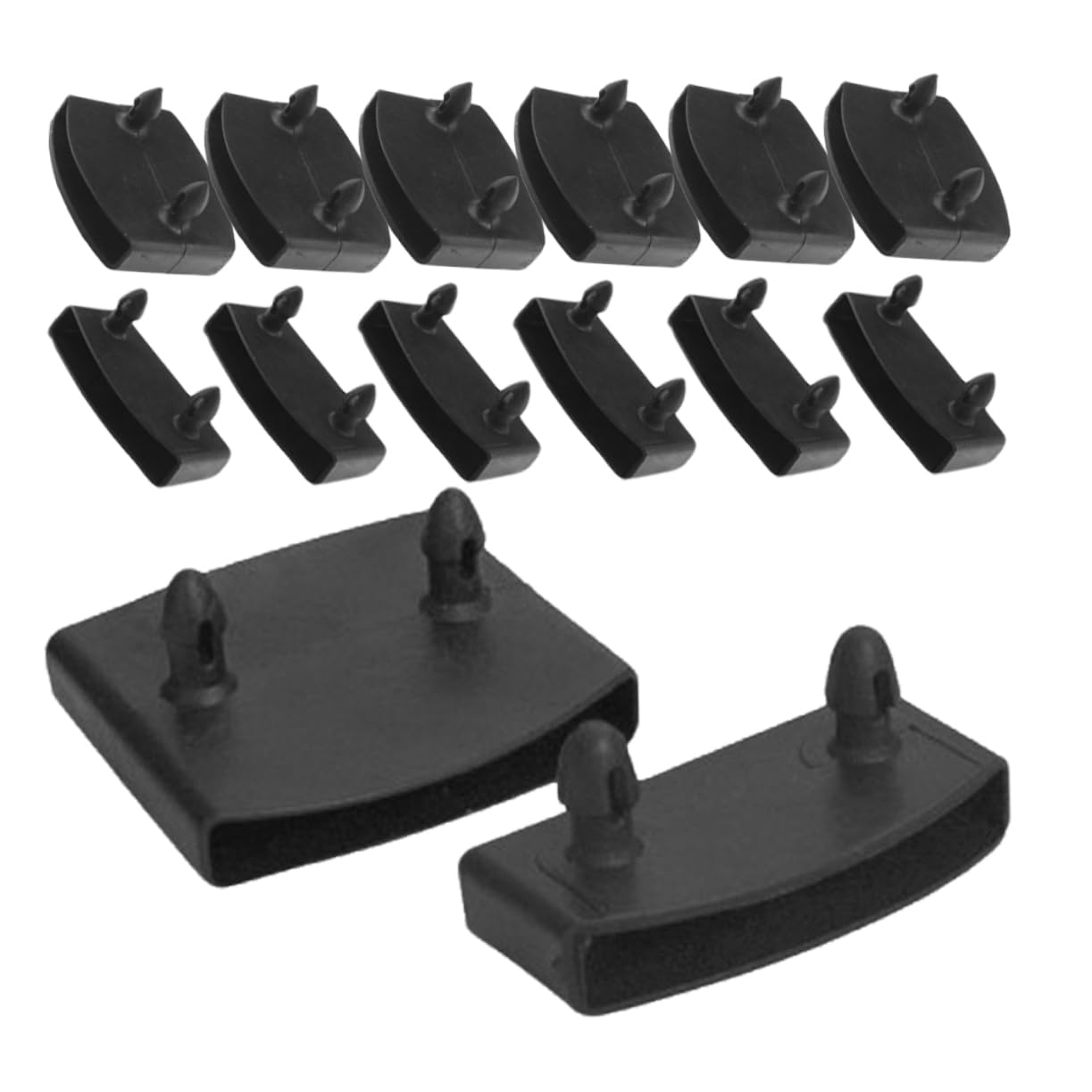 MOLUCKFU 1 Set Bed Slat Cover Bed Risers Braces Bed End Slat Holder End Caps Holders Furniture Parts Furniture Replacement Single End Cap Slat End Cover Plastic Computer Chair Double Bed