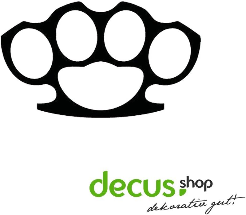 Schlagring Brass Knucles UFC MMA // Sicker Decal JDM HQ (Carbon Black)