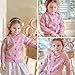 Simplee kids Baby Sweater Toddler Girls Cardigan Sweater Embroidered Strawberry Knit Sweater Pink 4-5Years